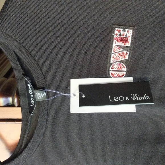 Lea & Viola Long Sleeve Love sweater XS - Picture 7 of 10